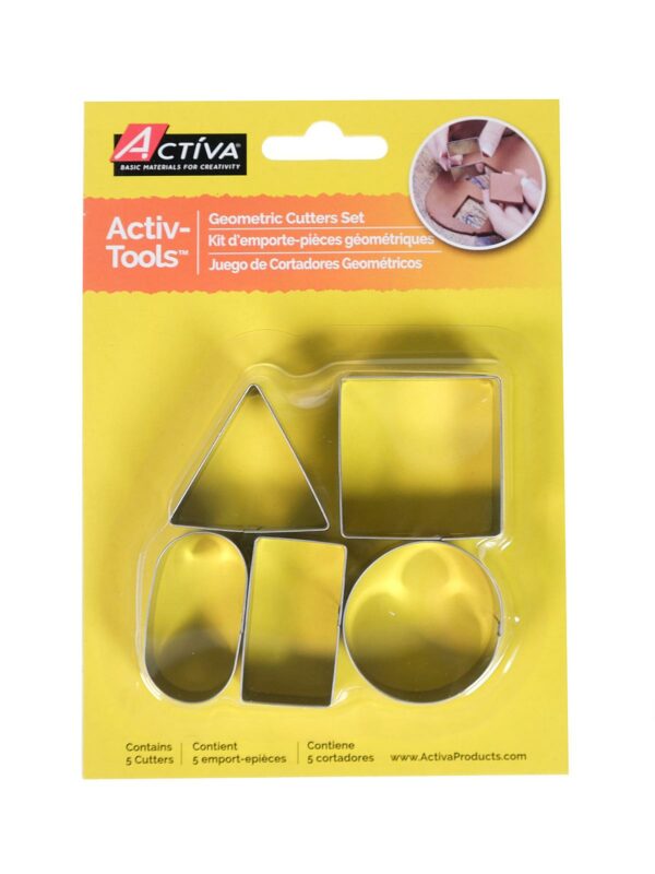 Activ-Tools Geometric Cutters set of 5