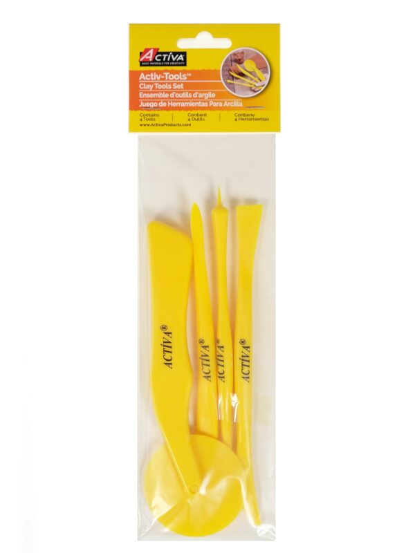 Activ-Tools clay tools set of 4