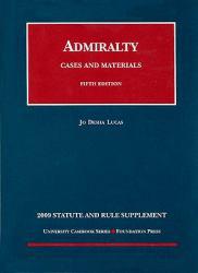 Admirality-Statute and Rule Supplement -09