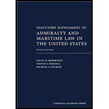 Admiralty and Maritime Law in the United States - Supplement