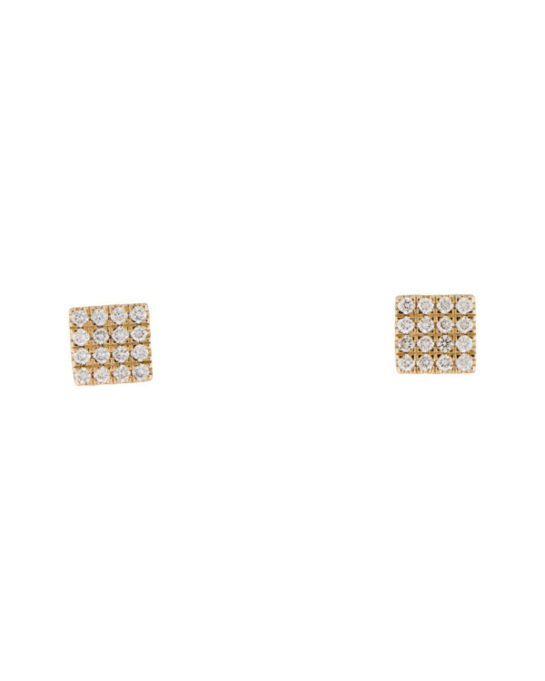 Adornia Fine 14k 0.27 ct. tw. Diamond Square Studs