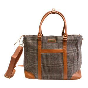 Adrienne Vittadini Women's Totebags Brown - Brown Weekender Collection Wool Laptop Tote