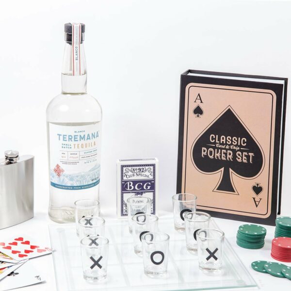 Adult Game Night Teremana Tequila Set by GiftBasket.com