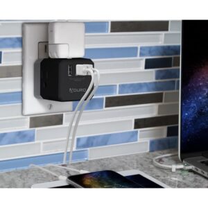 Aduro Powerup Squared Outlet & Usb Charging Station