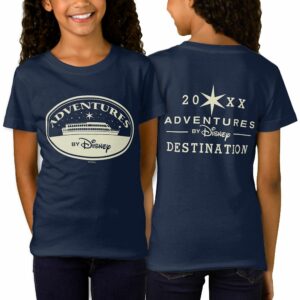 Adventures by Disney Boat Badge T-Shirt for Girls Customizable
