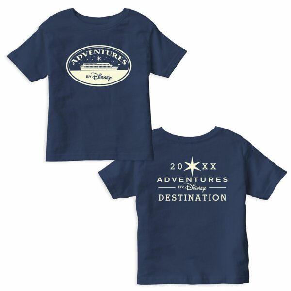 Adventures by Disney Boat Badge T-Shirt for Kids Customizable