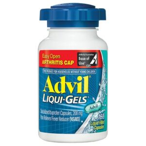 Advil Easy Open Liquid-Gels Ibuprofen Pain Reliever & Fever Reducer - 160.0 ea