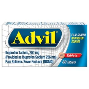 Advil Film-Coated Pain Reliever / Fever Reducer Tablets - 80.0 ea