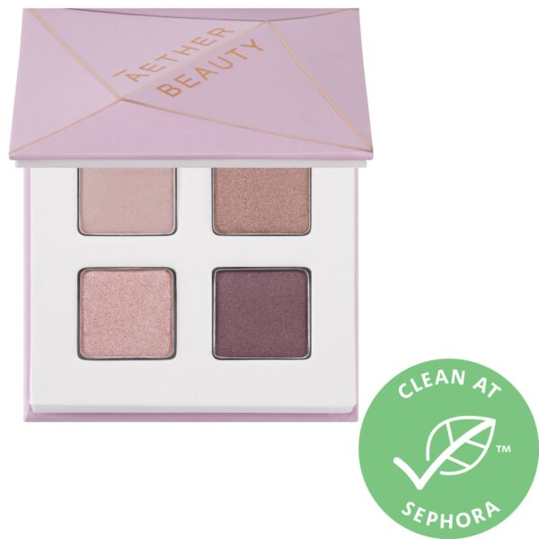 Aether Beauty Mini Crystal Eyeshadow Palette Ametrine 0.12 oz/ 5 g