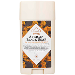 African Black Soap 24 Hour Deodorant with Aloe & Vitamin E - Aluminum Free (2.25 Ounces)