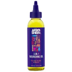 Afro Sheen 3-in-1 Nourishing Oil - 4.0 oz