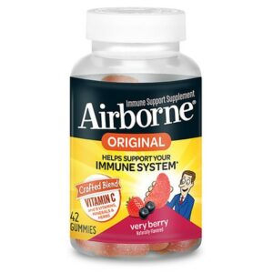 Airborne Original Immune Support Gummies Very Berry - 42.0 ea