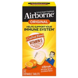 Airborne Vitamin C Immune Support Supplement 1000mg Citrus - 32.0 ea