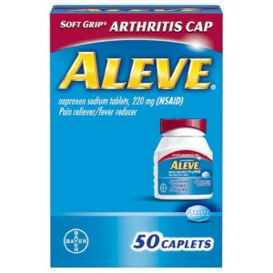 Aleve Caplets, Soft Grip Arthritis Cap - 50.0 ea