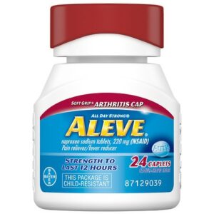 Aleve Easy Open Arthritis Cap Caplets, Naproxen Sodium 220 mg - 24.0 ea