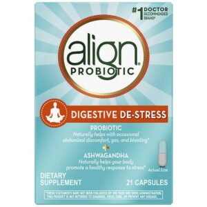 Align Digestive De-Stress Probiotic + Herbal Ashwagandha Supplement - 21.0 ea