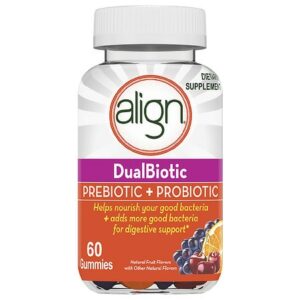 Align Prebiotic + Probiotic Supplement Gummies - 60.0 ea