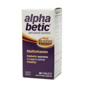 Alpha Betic Once-A-Day Multivitamin Supplement - 30.0 tablets