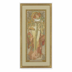 Alphonse Marie Mucha 'Four Seasons: Autumn, 1900' Canvas Art