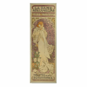 Alphonse Marie Mucha 'La Dame Aux Camelias, 1896' Canvas Art