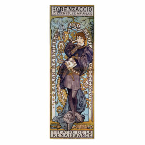 Alphonse Marie Mucha 'Poster For Lorenzaccio Alfred De Musset, 1896' C