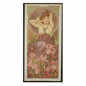 Alphonse Marie Mucha 'The Precious Stones: Amethyst, 1900' Canvas Art