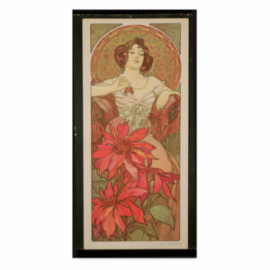 Alphonse Marie Mucha 'The Precious Stones: Ruby, 1900' Canvas Art