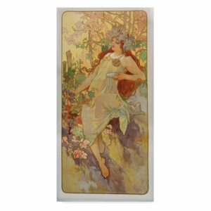 Alphonse Marie Mucha 'The Seasons: Autumn, 1896' Canvas Art