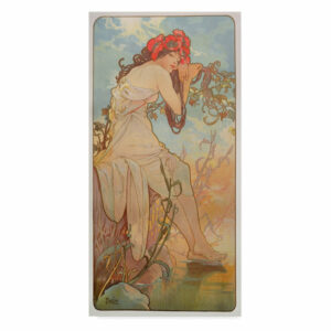 Alphonse Marie Mucha 'The Seasons: Summer, 1896' Canvas Art