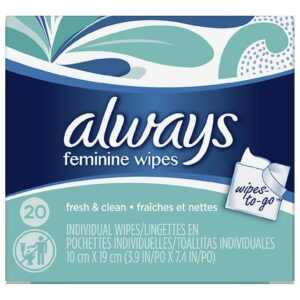 Always Feminine Wipes-to-Go Fresh & Clean - 20.0 ea