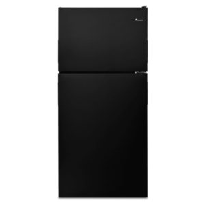 Amana ART308FFD 30 Inch Wide 18.2 Cu. Ft. Top Mount Refrigerator with Dairy Center Black Refrigeration Appliances Full Size Refrigerators Top Freezer