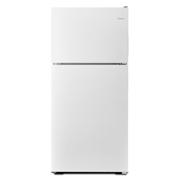 Amana ART308FFD 30 Inch Wide 18.2 Cu. Ft. Top Mount Refrigerator with Dairy Center White Refrigeration Appliances Full Size Refrigerators Top Freezer