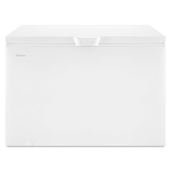 Amana AZC31T15D 47 Inch Wide 14.8 Cu. Ft. Chest Freezer with Deepfreeze Technology White Refrigeration Appliances Freezers Chest Freezers