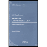 American Constitutional Law-2005 Supplement