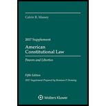 American Constitutional Law - 2017 Supplement