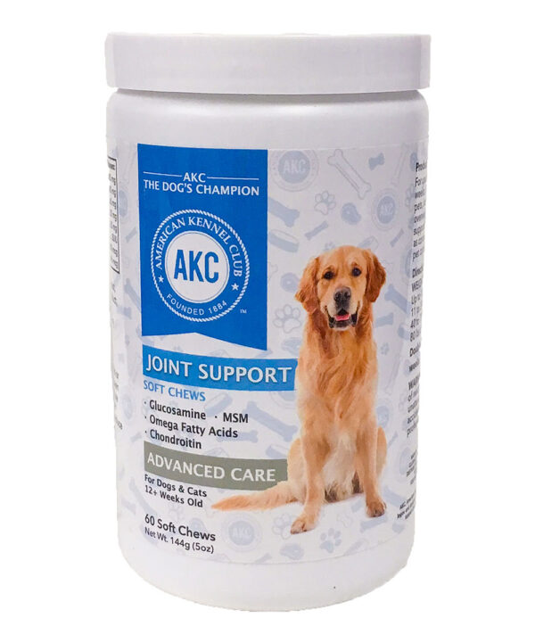 American Kennel Club Pet Supplements & Vitamins - 60-Ct. Dogs & Cats Advanced Care Joint Support Soft Chew