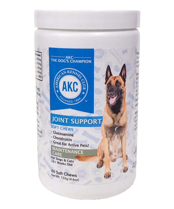 American Kennel Club Pet Supplements & Vitamins - 60-Ct. Dogs & Cats Maintenance Care Joint Support Soft Chew