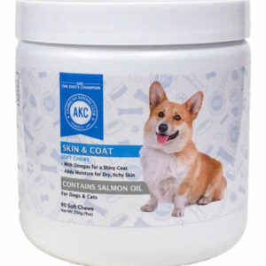 American Kennel Club Pet Supplements & Vitamins - 90-Ct. Dogs & Cats Skin & Coat Soft Chew