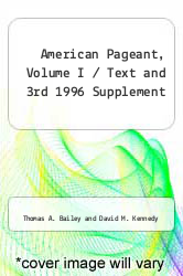 American Pageant, Volume I / Text and 3rd 1996 Supplement