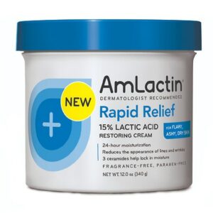 Amlactin Rapid Relief Restoring Cream + Ceramides - 12.0 oz