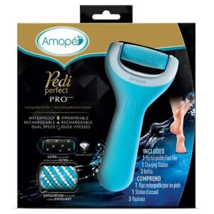 Amope Pedi Perfect Wet & Dry Rechargeable Foot File - 1.0 ea