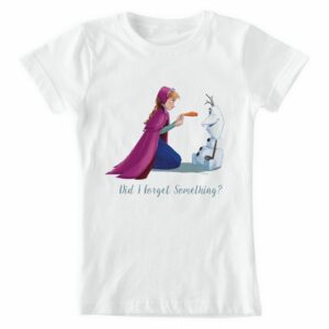 Ana Giving Olaf Carrot Nose T-Shirt for Girls Frozen Customized Official shopDisney