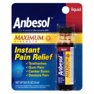 Anbesol Maximum Strength Instant Pain Relief - 0.41 fl oz