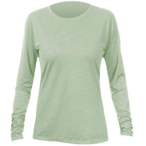 Anetik Breeze Tech Long Sleeve Shirt - Women's Olive Heathered Md