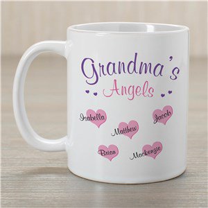 Angels of My Heart Personalized Coffee Mug