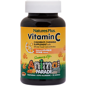 Animal Parade Vitamin C for Kid's - Orange Juice (90 Chewable Tablets)