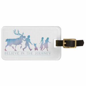 Anna, Elsa & Friends ''Believe in the Journey'' Bag Tag Frozen 2 Customizable Official shopDisney