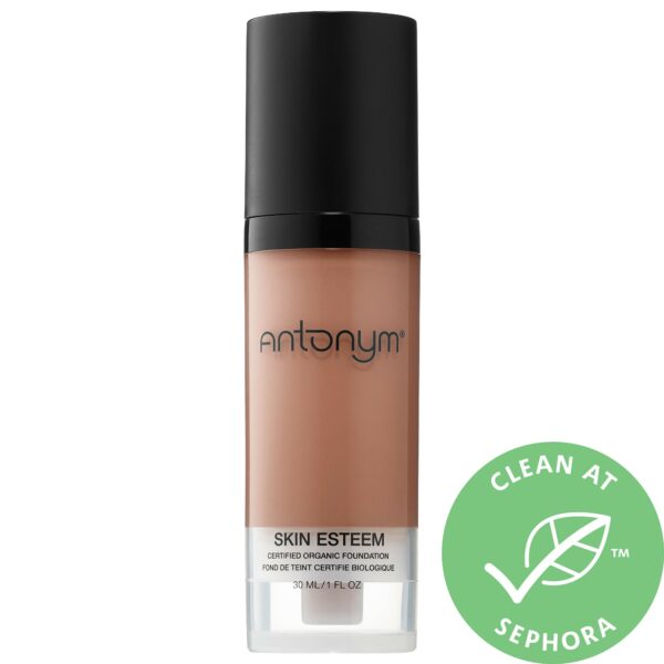 Antonym Skin Esteem Organic Liquid Foundation Dark 1.06 oz/ 30 mL