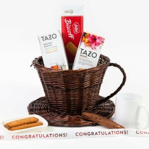 Any Time is Tea Time Congratulations Gift Basket | Gourmet Gift Baskets by GiftBasket.com