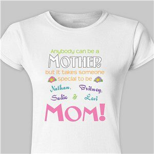 Anybody Can Be A Mother Personalized Womens Fitted T-Shirt